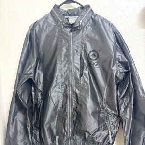 LRG Lifted Research Group Grass roots windbraker Medium gray RARE vintage 2007